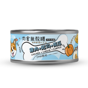 肉食無殼罐 狗狗凍罐 DHA添加 雞肉 起司 南瓜