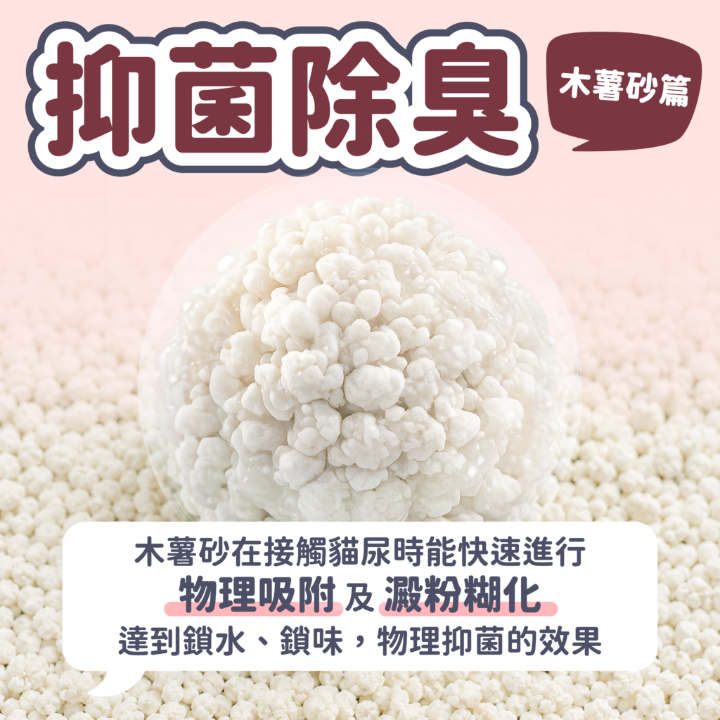 VOSTO,沃司托,木薯砂,櫻花白茶,貓砂,貓砂推薦,寵物用品